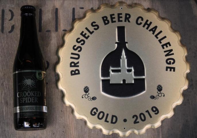 Russian Imperial Stout van Crooked Spider wint goud tijdens Brussels Beer Challenge